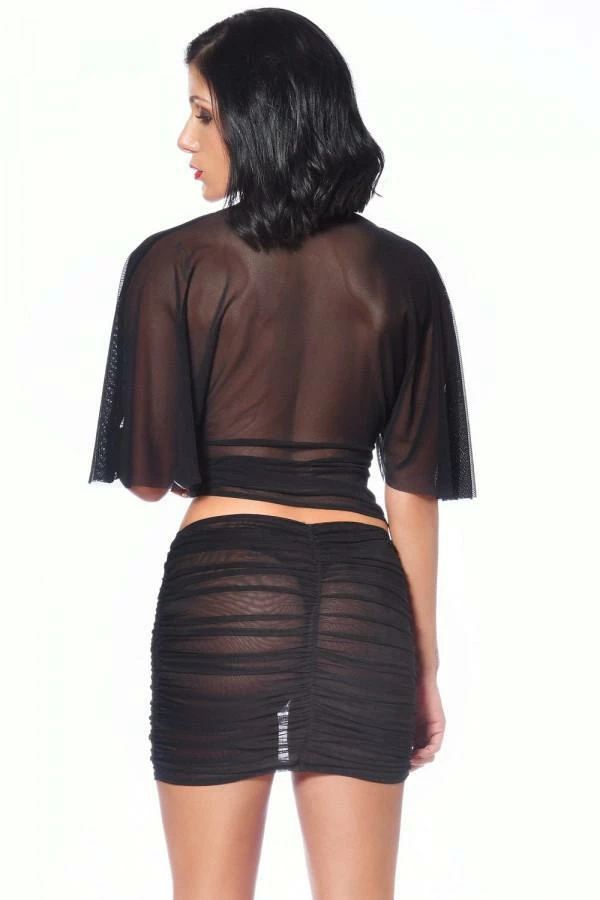 Patrice Catanzaro France Skirts Mesh Skirt Turquoise 5 Patrice Catanzaro France Skirts Mesh Skirt Turquoise