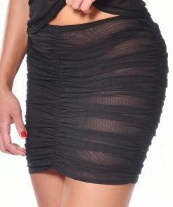 Patrice Catanzaro France Skirts Mesh Skirt Turquoise