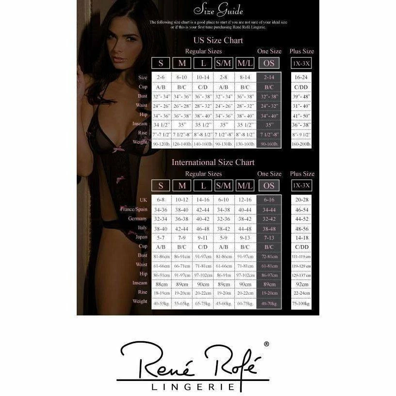 Réne Rófe Lingerie Lace G-string Back Body 6 Réne Rófe Lingerie Lace G-string Back Body