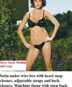 Elegant Moments USA Lingerie Bra And Panty Set