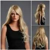 FWZiel Long Blonde Wavy Ladies Wig Wigs