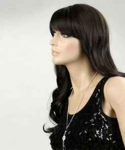 FWZiel Long Wavy Dark Brown Wig Wigs 8 FWZiel Long Wavy Dark Brown Wig Wigs