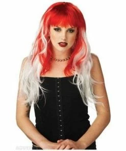 Palmer Agencies Long Wig Red And White