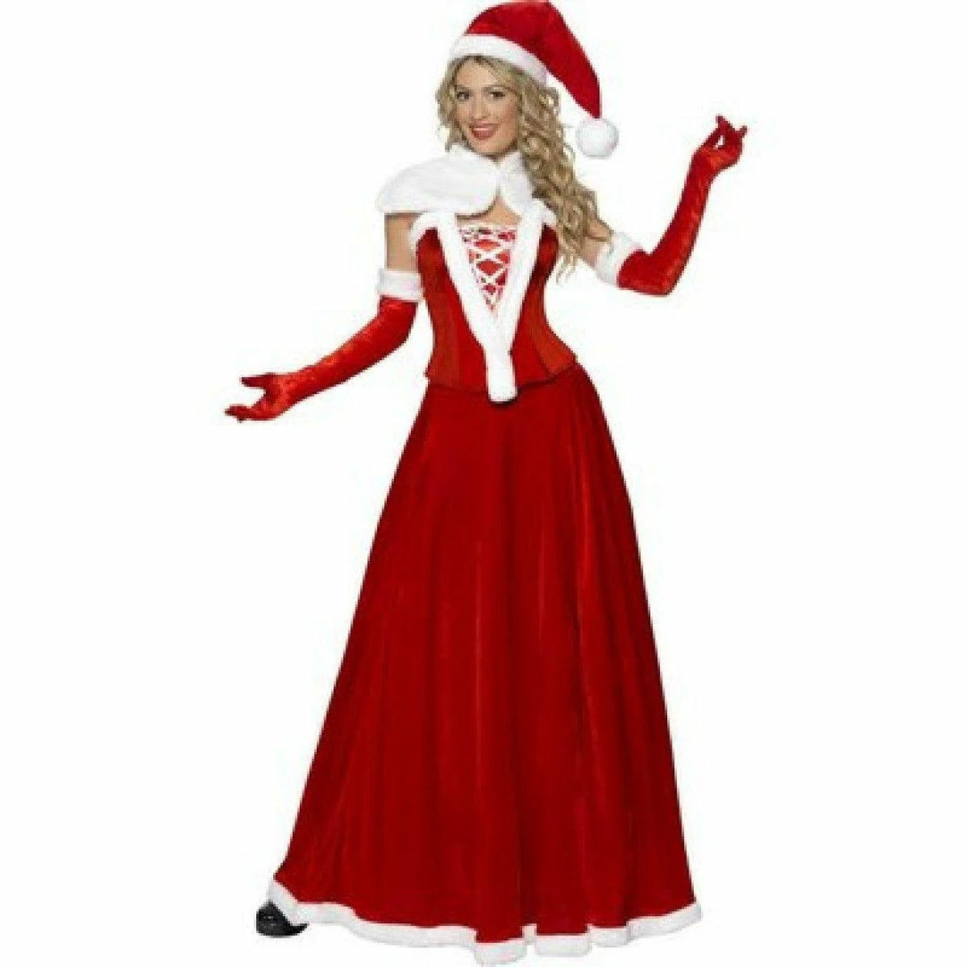 Smiffys Costumes Luxury Long Christmas Santa Dress 7 Smiffys Costumes Luxury Long Christmas Santa Dress