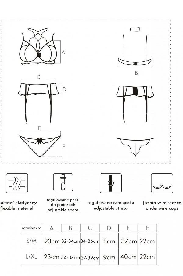 Livco Corsetti Three Piece Lingerie Set Majalesa 8 Livco Corsetti Three Piece Lingerie Set Majalesa