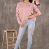 Merribel Pink Sweater Marynesta Clothing