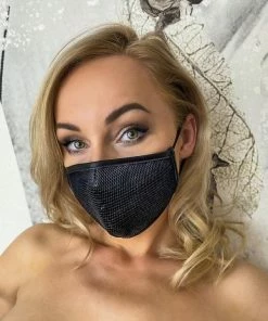 Noir Handmade Poland Black Face Mask