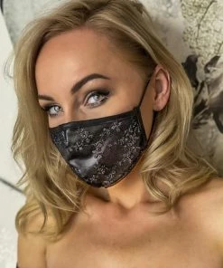 Noir Handmade Poland Face Mask Lace
