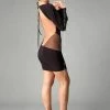 Me Seduce Black Backless Long Sleeved Dress