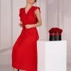 Merribel Red Dress Merlotina Clothing