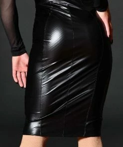 Patrice Catanzaro France Mme Brigitte Wet-look Skirt