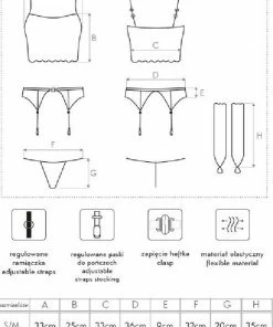 Livco Corsetti White Four Piece Lingerie Set Modesta