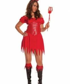 Elegant Moments USA Plus Size Devil Inspired Costume