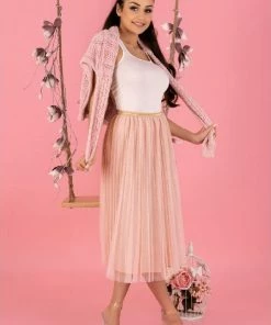 Merribel Clothing Pink Skirt Neri