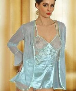 Beauty Night Lingerie Poland Nightdress With Robe And G-string