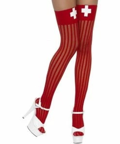 Smiffys Costumes Nurse Inspired Costume Socks