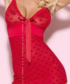 Obsessive Lingerie Poland Romantic Red Nightdress