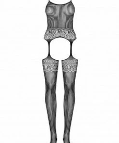 Obsessive Lingerie Poland Black Bodystocking Hosiery