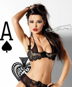 Axami Lingerie Open Push Up Peek-a-boo Bra