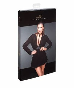 Noir Handmade Poland Clothing Chiffon Mini Dress F150