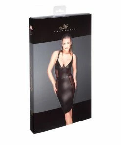 Noir Handmade Poland Pencil Wet-Look Dress F151