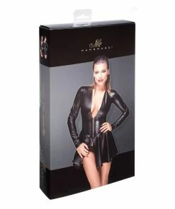 Noir Handmade Poland Dresses Long Sleeve Mini Dress F154