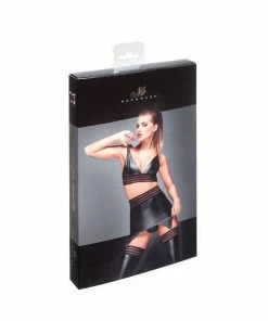 Noir Handmade Poland Power Wet-look Bra F157 Lingerie