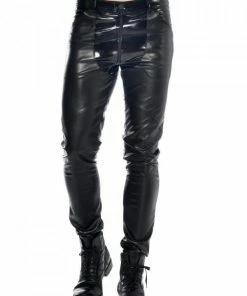Patrice Catanzaro France Mens Clothing And Lingerie Faux Leather Trousers Daario