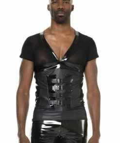 Patrice Catanzaro France Men`s Vinyl Leather Jeans Shawn Mens Clothing And Lingerie