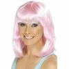 Smiffys Costumes Pink Cheerleader Costume Wig