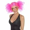 Smiffys Costumes 1980's Bunches Pink Costume Wig 2 Smiffys Costumes 1980's Bunches Pink Costume Wig