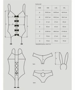 Obsessive Lingerie Poland Plus Size Bunny Basque Set 14 Obsessive Lingerie Poland Plus Size Bunny Basque Set