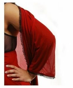 Andalea Plus Sizes Plus Size Dark Red Robe Lingerie