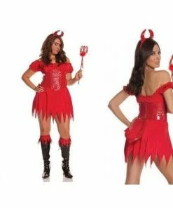 Elegant Moments USA Plus Size Devil Inspired Costume