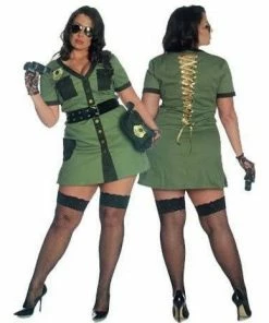 Seven 'til Midnight Plus Size Police Fancy Dress Costume