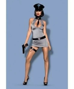 Obsessive Lingerie Poland Police Five Piece Fancy Dress Set