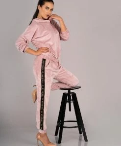 Merribel Pink Tracksuit Provokateur Clothing