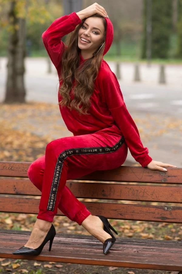 Merribel Red Tracksuit Provokateur 3 Merribel Red Tracksuit Provokateur