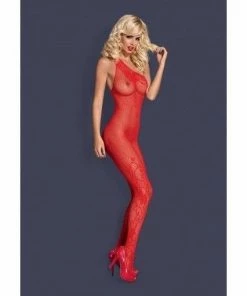 Obsessive Lingerie Poland Hosiery Red Bodystocking