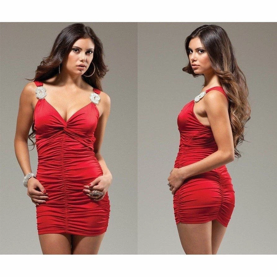 Forplay Red Mini Dress 5 Forplay Red Mini Dress