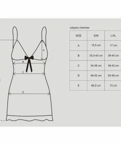 Obsessive Lingerie Poland Red Nightdress Calypso