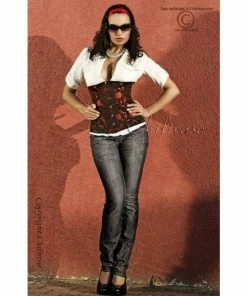 Chilirose Lingerie Poland Red Under-bust Corset 7 Chilirose Lingerie Poland Red Under-bust Corset