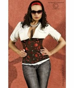 Chilirose Lingerie Poland Red Under-bust Corset
