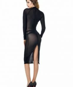 Patrice Catanzaro France Clothing Long Sleeved Sheer Dress 14 Patrice Catanzaro France Clothing Long Sleeved Sheer Dress