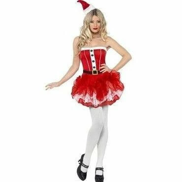 Smiffys Costumes Santa Tutu Dress 3 Smiffys Costumes Santa Tutu Dress