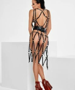 Me Seduce Cage Dress Scarlett Lingerie Dresses