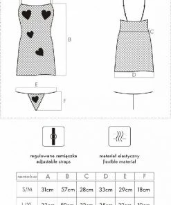 Livco Corsetti Sensual Heart Lingerie Dress