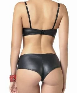 Patrice Catanzaro France Lingerie Black PU Brief Beatrice 11 Patrice Catanzaro France Lingerie Black PU Brief Beatrice