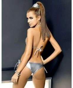 Obsessive Lingerie Poland Swimwear Silver Mono-bikini