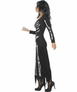 Smiffys Costumes Skeleton Dress Fancy Dress Costume